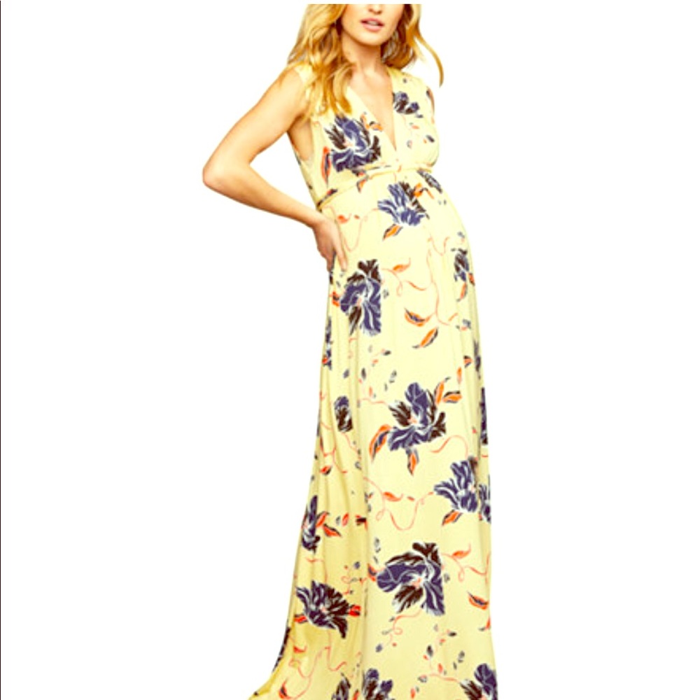 Rachel Pally Empire Waist Maternity Maxi Dress